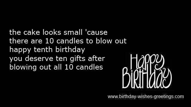 short birthday poems children