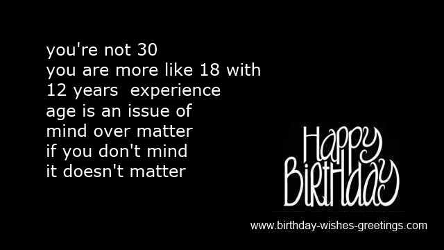 sayings 30th birthday for him