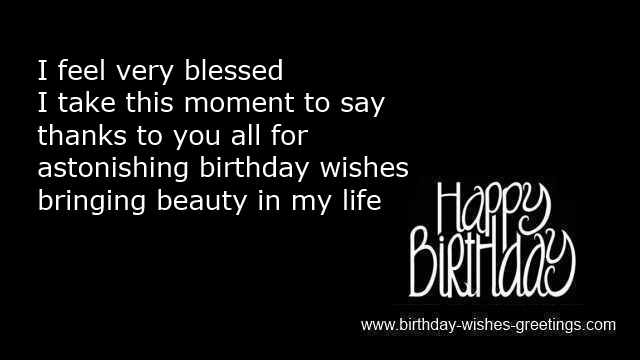 birthday thanks quotes