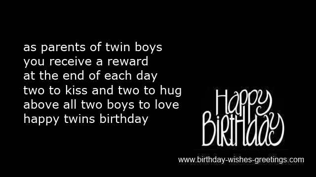 happy 1st birthday greetings twins