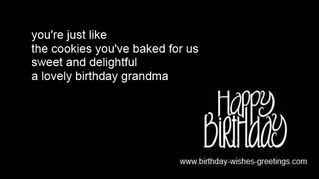 grandmother birthday messages