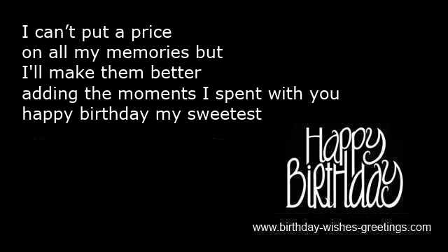 romantic birthday sms message fiance