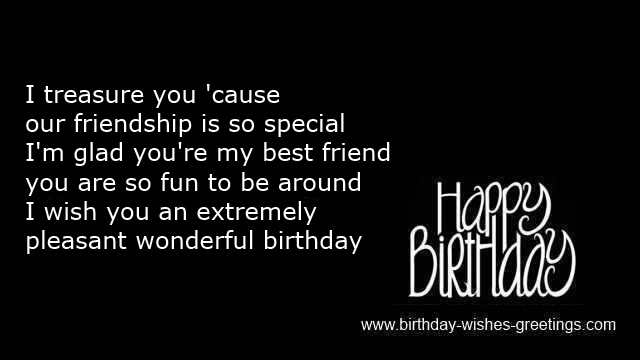 special birthday sayings close friend