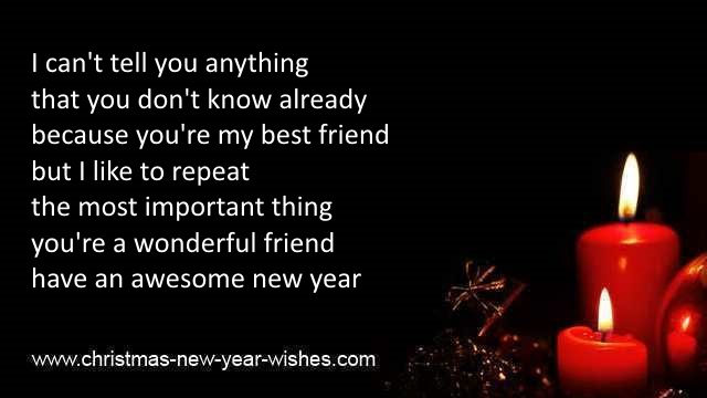 new year sms message to friends