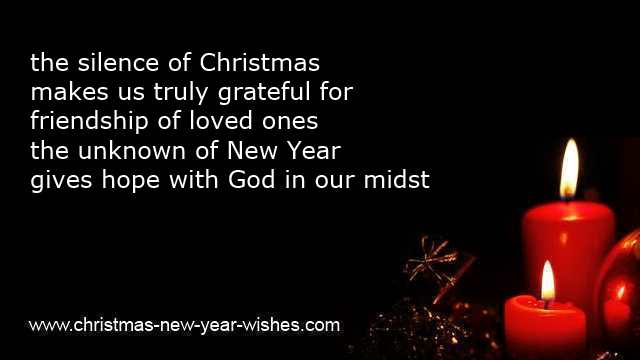 christmas and new year bible wordings