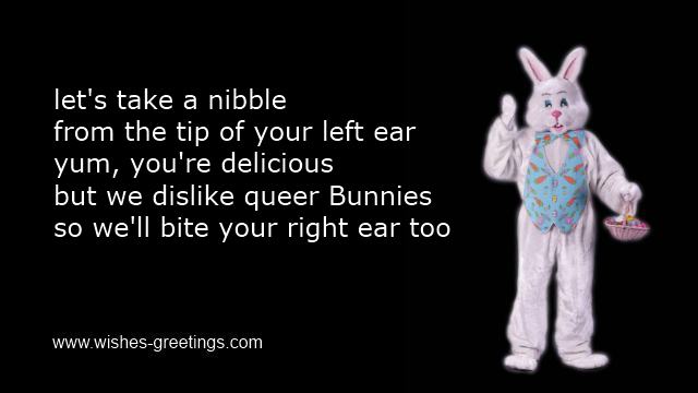 funny easter bunny verses