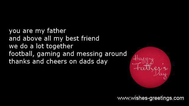 father love poems from son