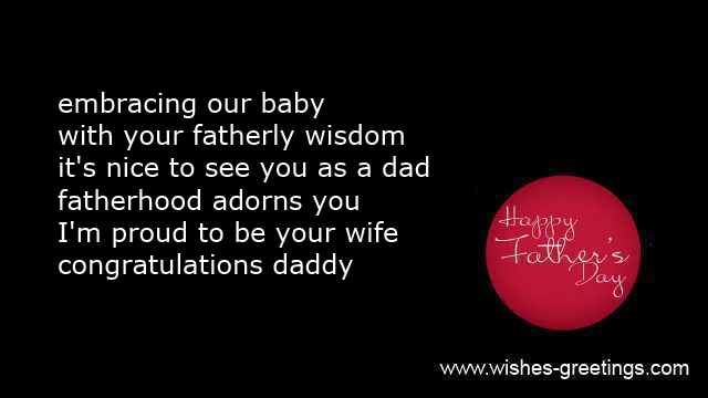first father's day card messages