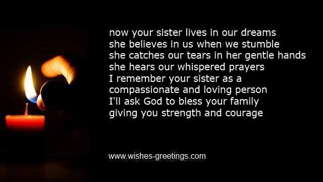 grief verses death sister