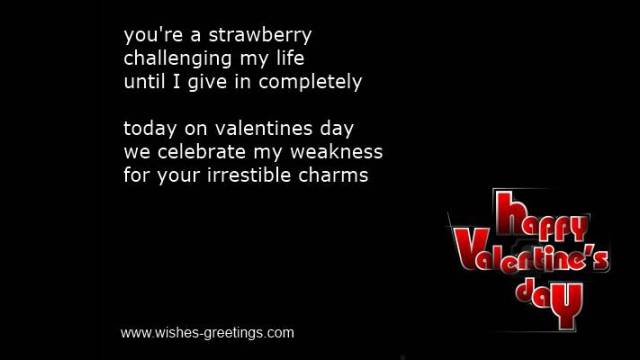 short silly valentine poems