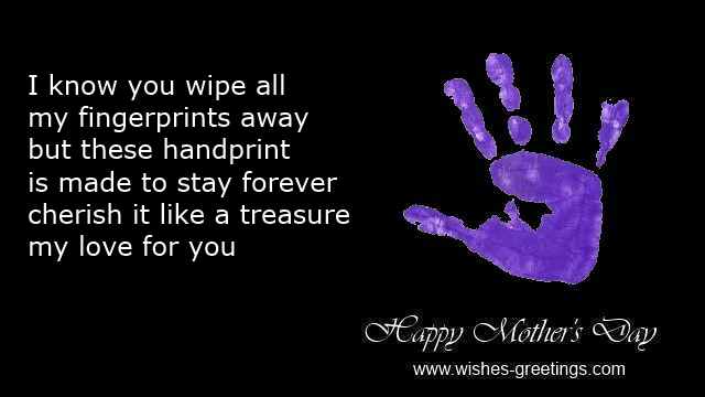 mother day handprint rhymes