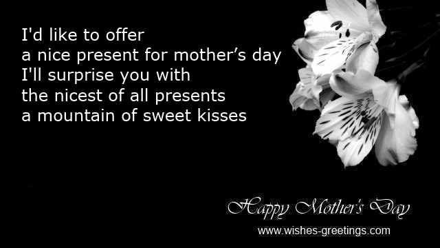mothers day poems from baby